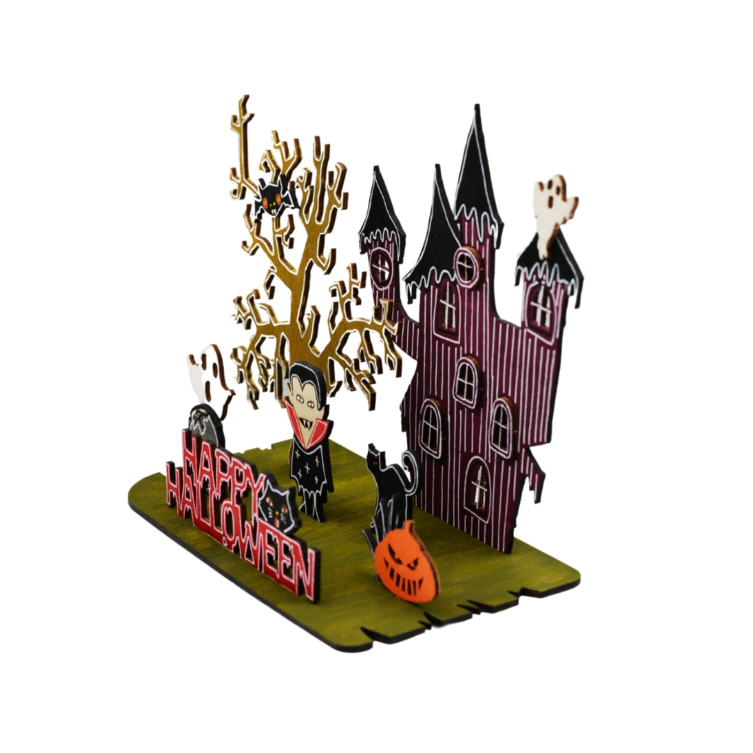 Wooden Halloween Haunted House