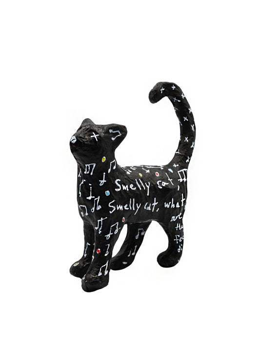 Smelly Cat Paper Mache Figure