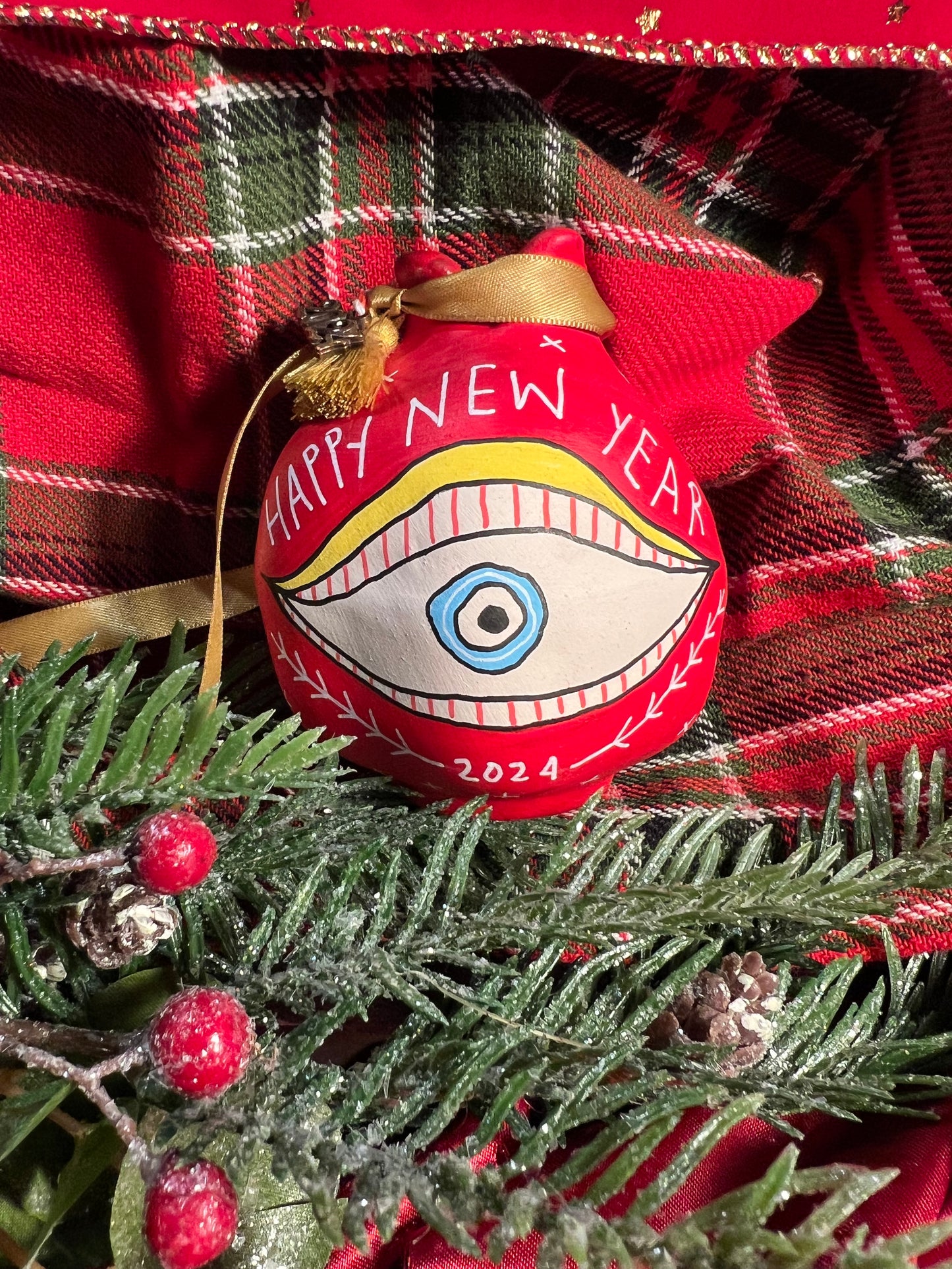 New Year's Lucky Pomegranate Evil Eye