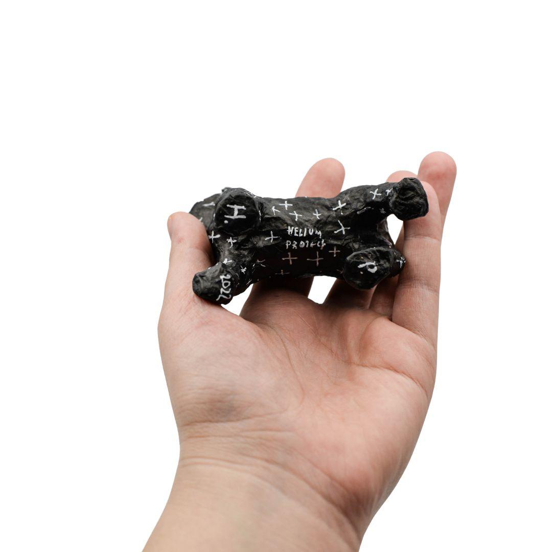 Black Cat Paper Mache Figure - HeliumProject.gr