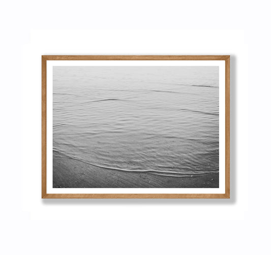 Black and White Calm Sea Print - HeliumProject.gr