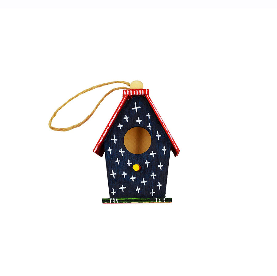 Christmas Wooden Bird House II - HeliumProject.gr