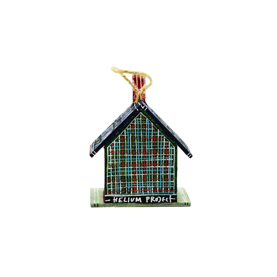 Christmas Wooden Bird House IV - HeliumProject.gr
