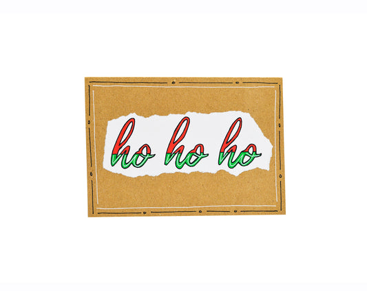 Ho Ho Ho Greeting Card