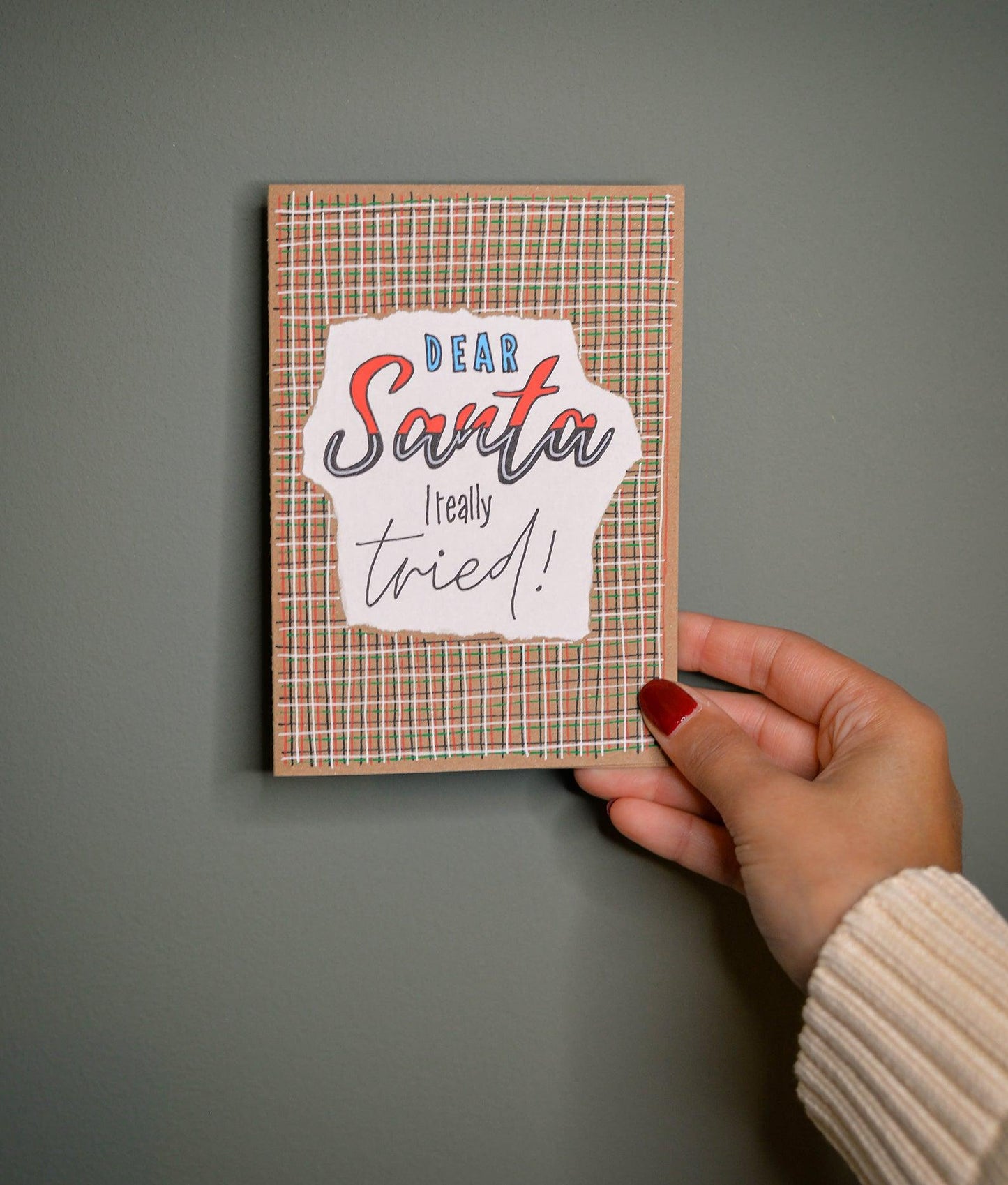 Dear Santa Greeting Card III
