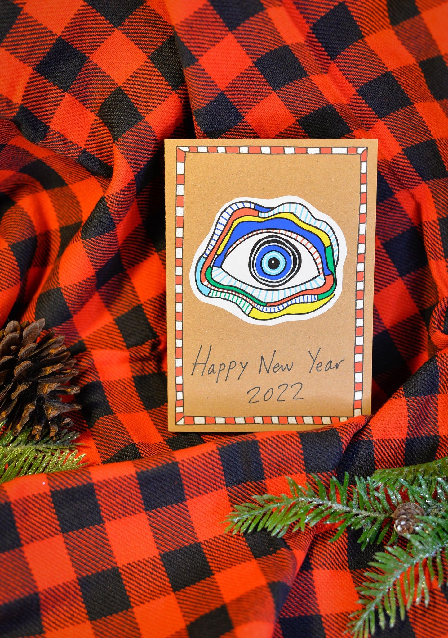 Happy New Year 2022 Greeting Card VI