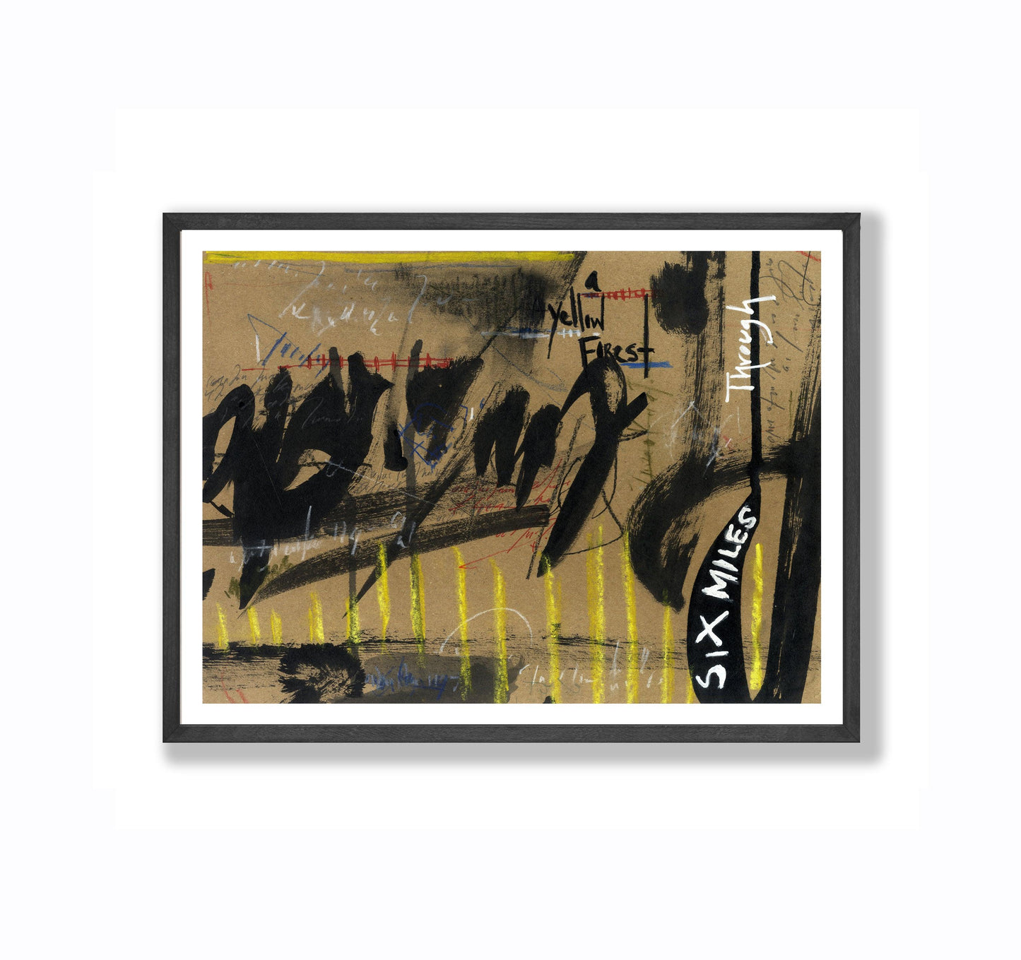 Six Miles Through a Yellow Forest Artwork Print - HeliumProject.gr