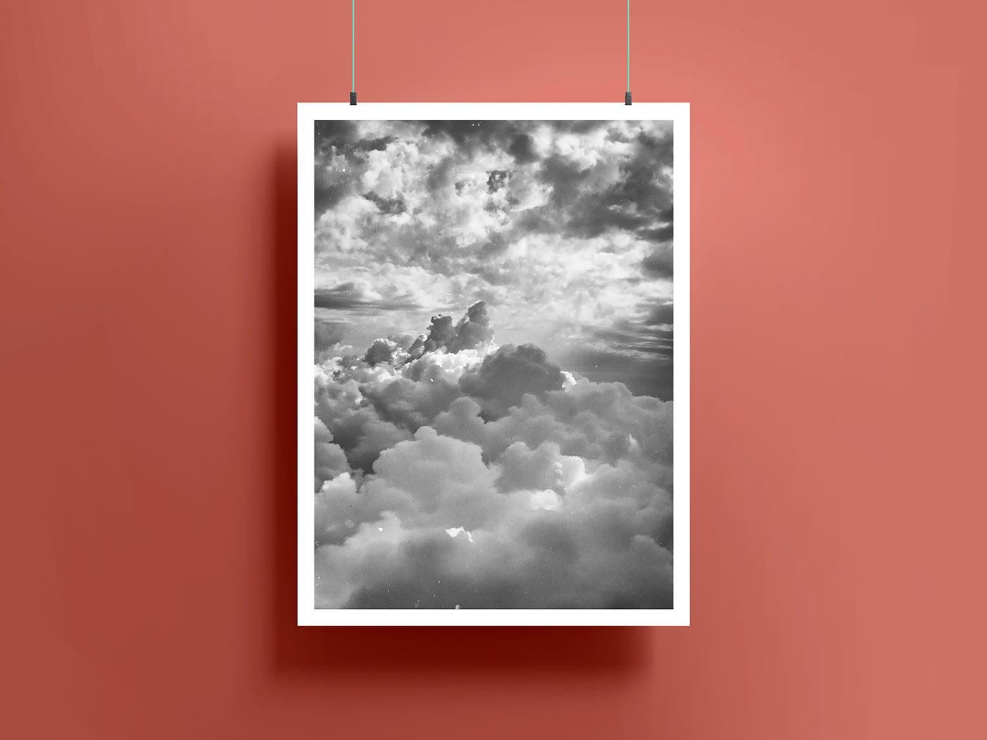Flying Into Clouds Print - HeliumProject.gr