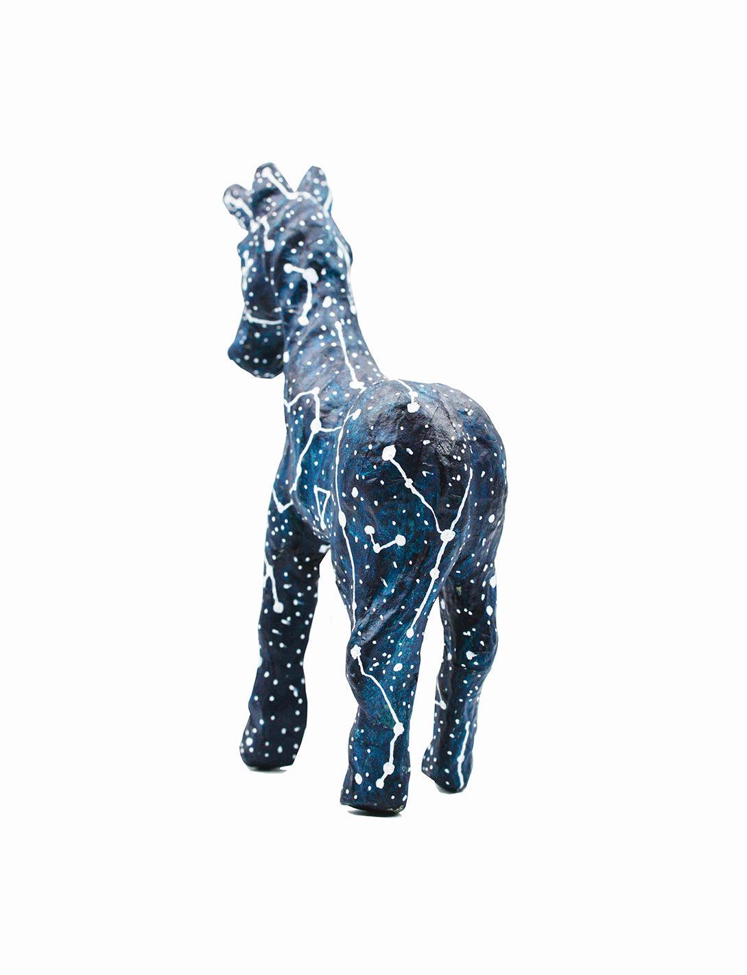 Constellation Unicorn Paper Mache Figure