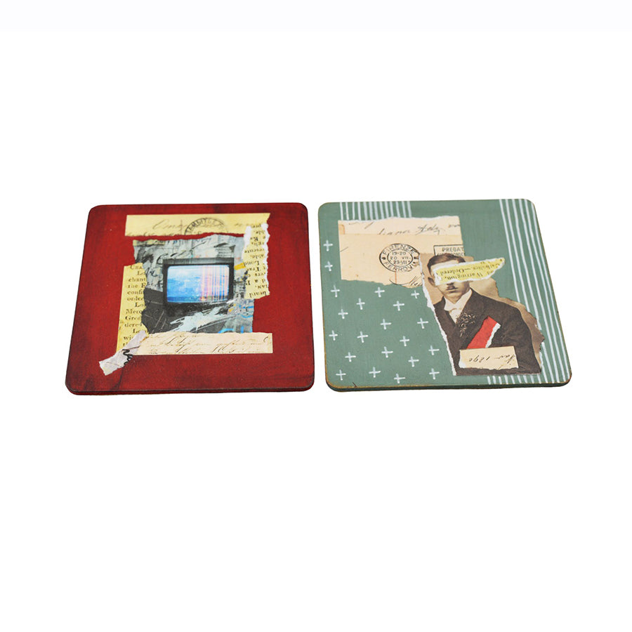 Art Coasters I - Set of 2 - HeliumProject.gr