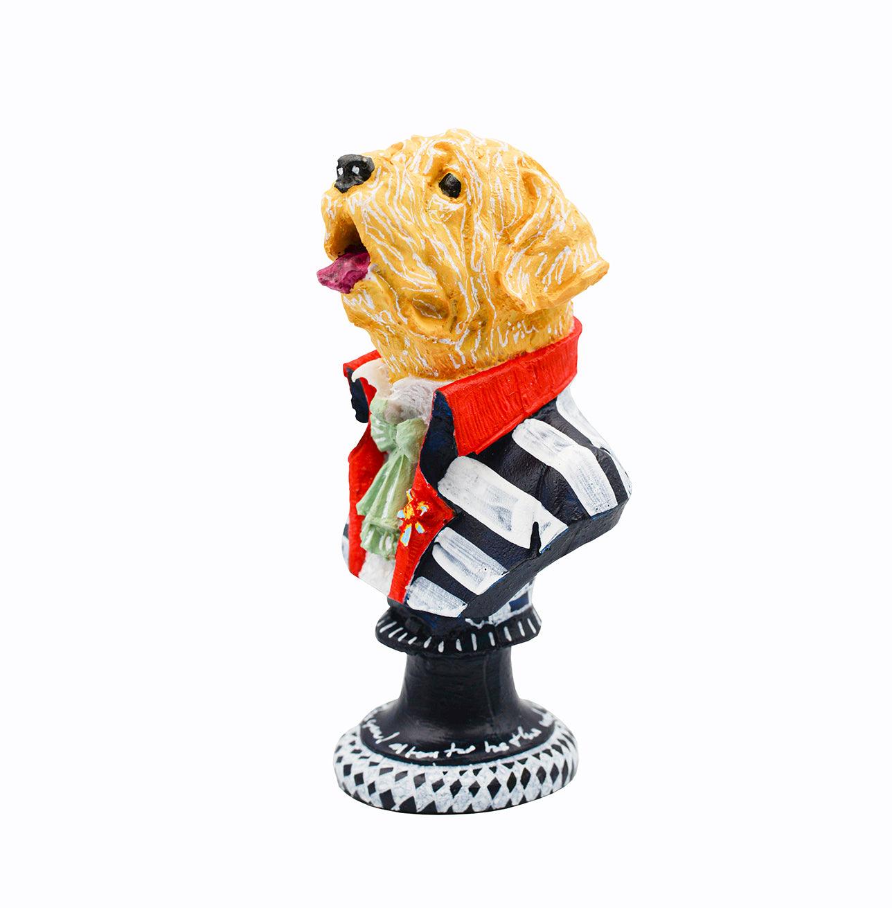 Gentleman Resin Dog Figure - HeliumProject.gr
