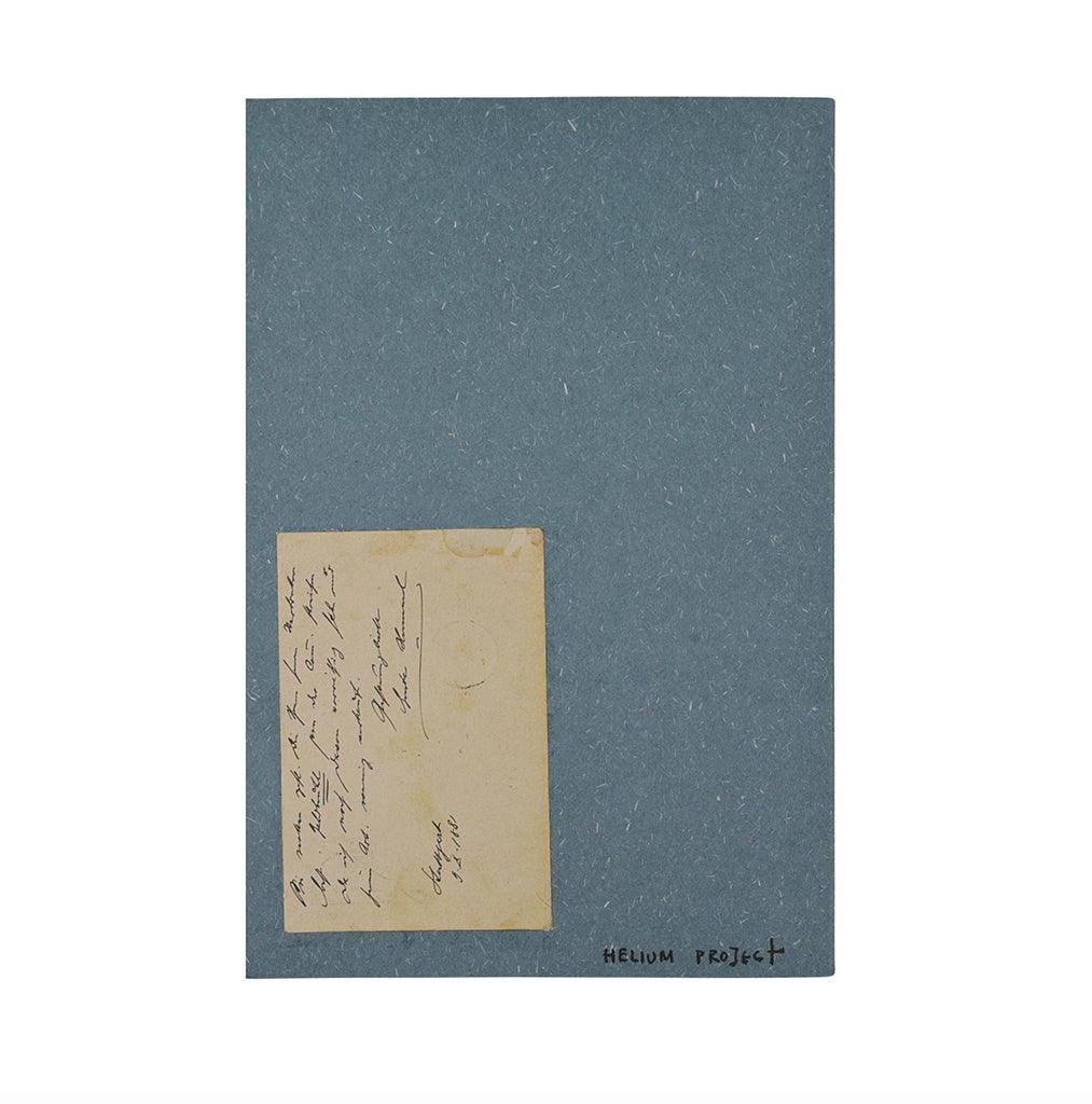 Blue - Grey Nostalgic Notebook - HeliumProject.gr