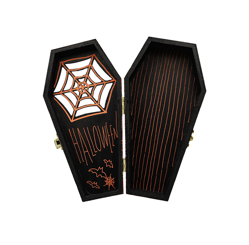 Wooden Halloween Coffin II - HeliumProject.gr